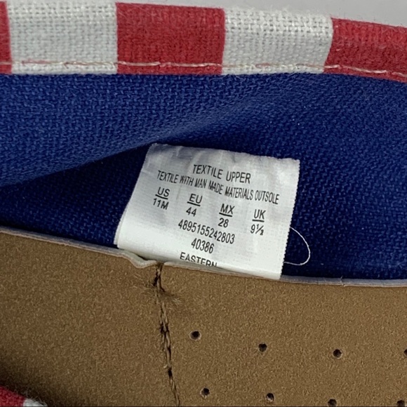 Bongo USA Flag Canvas Loafers Size 11 - Picture 7 of 7